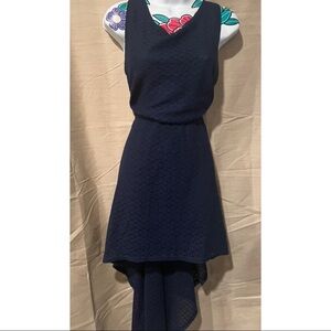 Rue 21 Navy Blue Lace High Low Dress